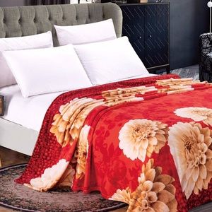 Velvet Plush Flannel Fleece Throw Blanket Queen